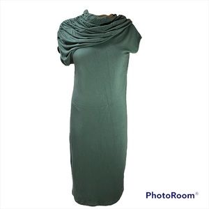 Supertrash forest green shift dress Size S